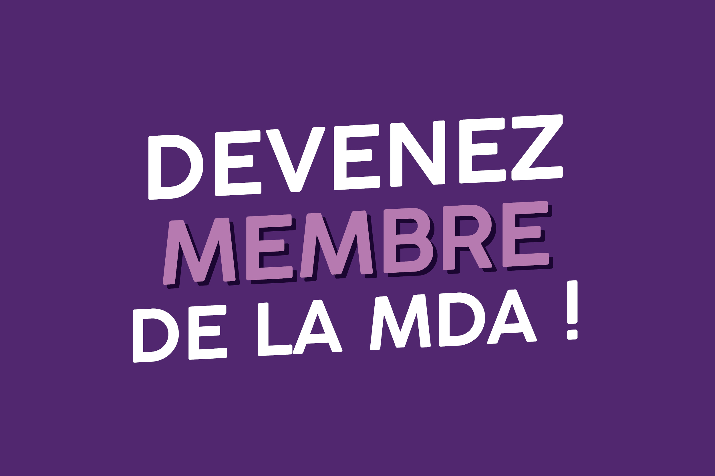 Devenez membre